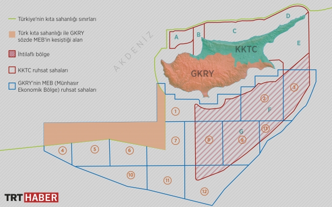 İsrail ile GKRY arasında gaz sahası krizi